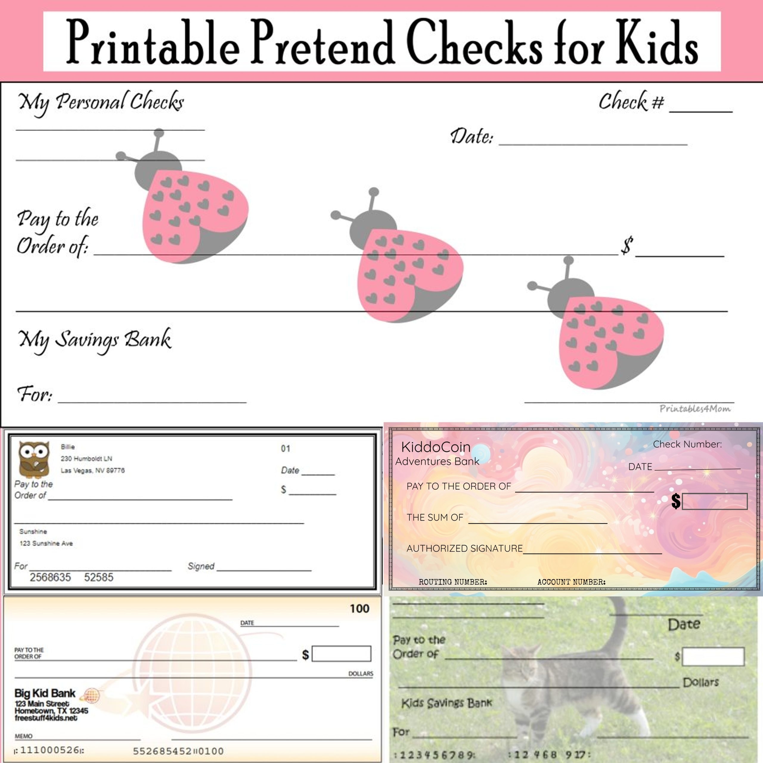 Printable Pretend Checks For Kids Printables 4 Mom Pr Vrogue co