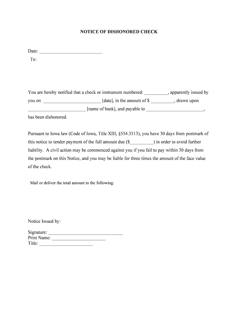 Sample Worthless Check NoticeAlabama Retail Association Form Fill Out 