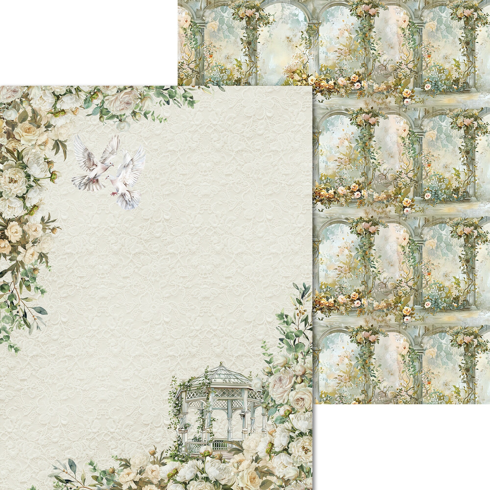 Scrpabook Paper Pad Gentle Symphony Double Sided Designs 8 5 quot X 