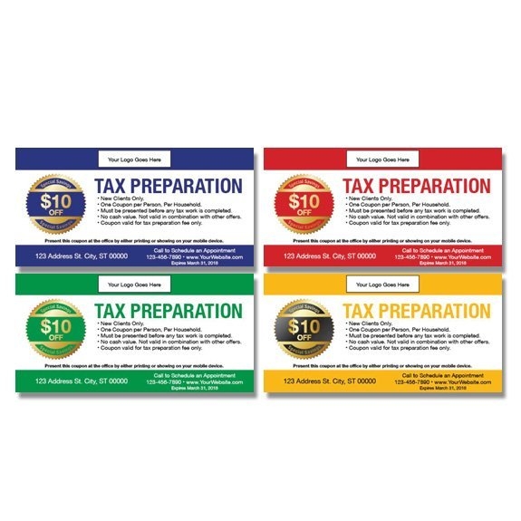 Tax Coupon Template 05 1040 Tax Biz Print