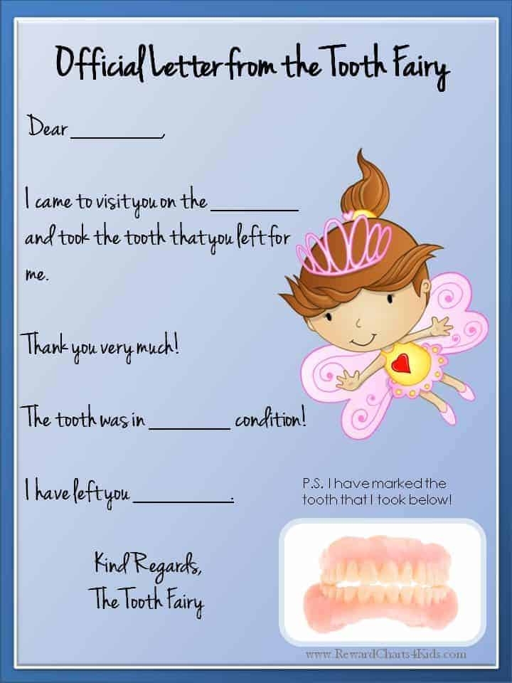 Tooth Fairy Letter Free Printable Printable Letters To Cut Out
