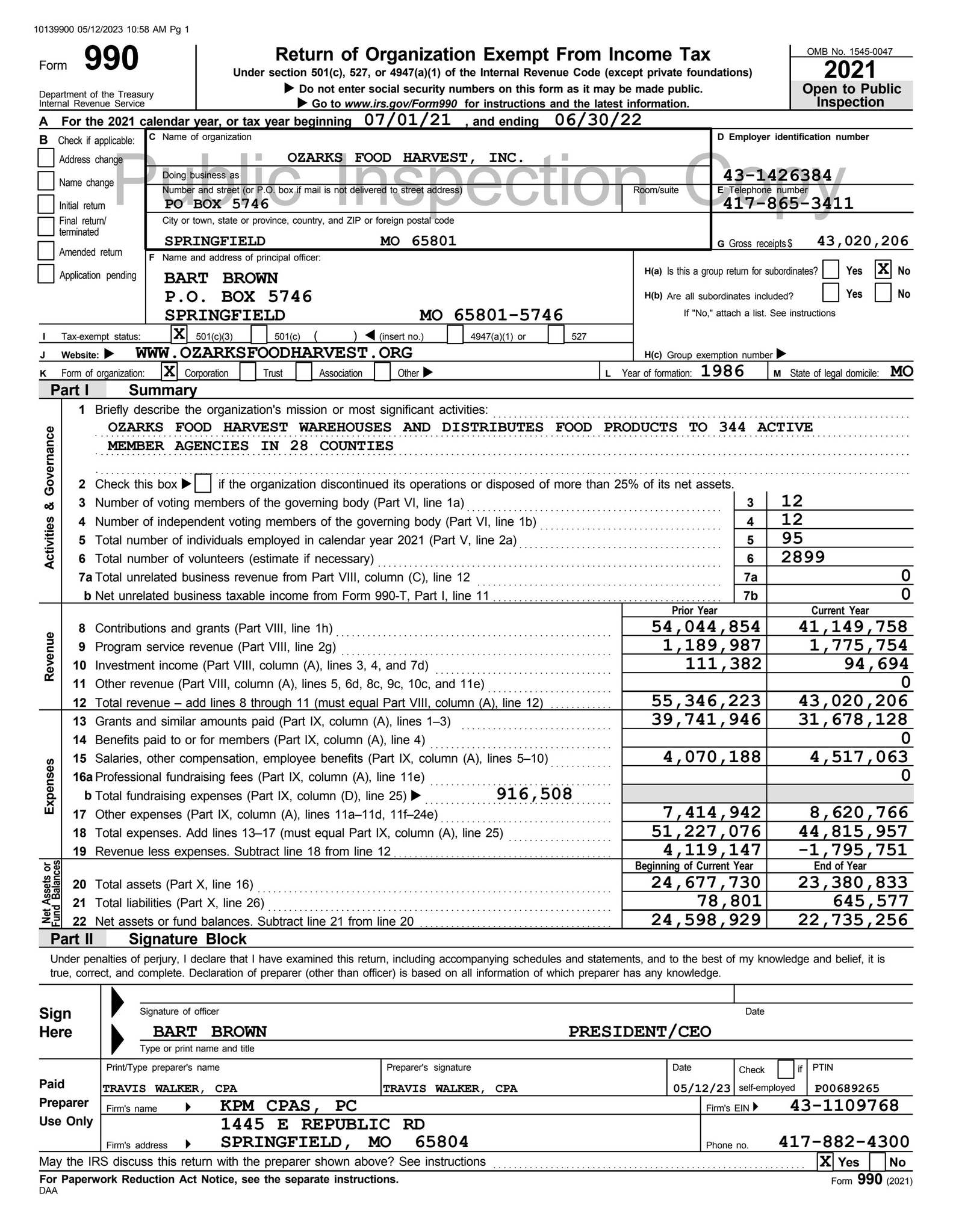 2021 IRS Form 990 By Ozarks Food Harvest Issuu