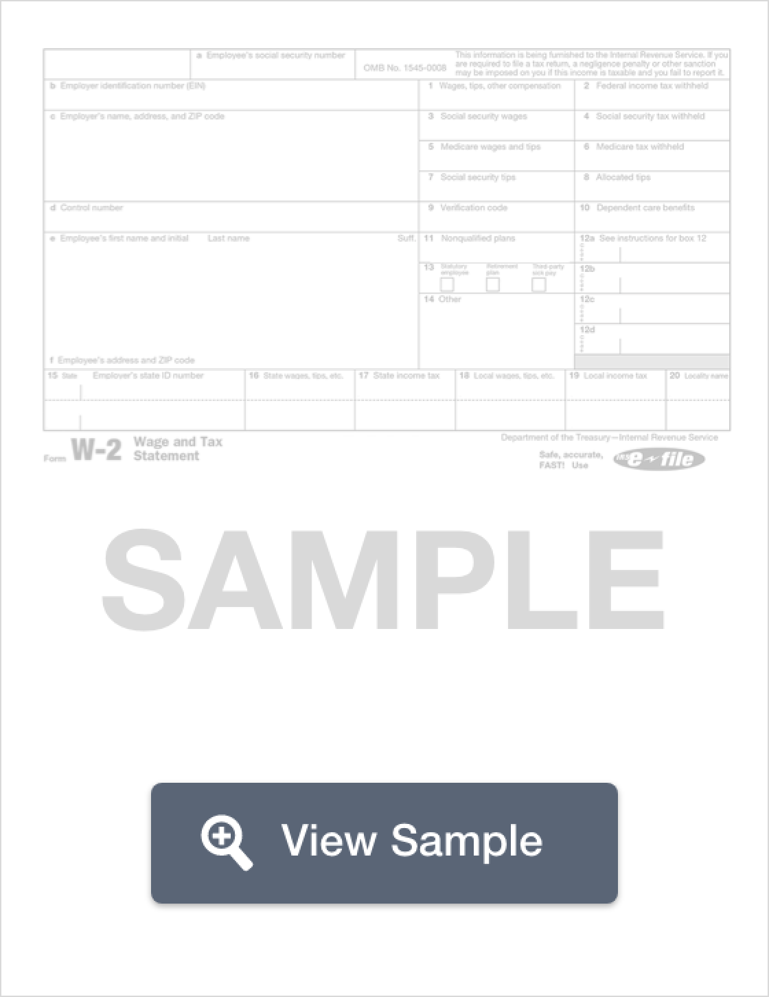 2024 W 2 Form Fillable Printable Downloadable 2024 