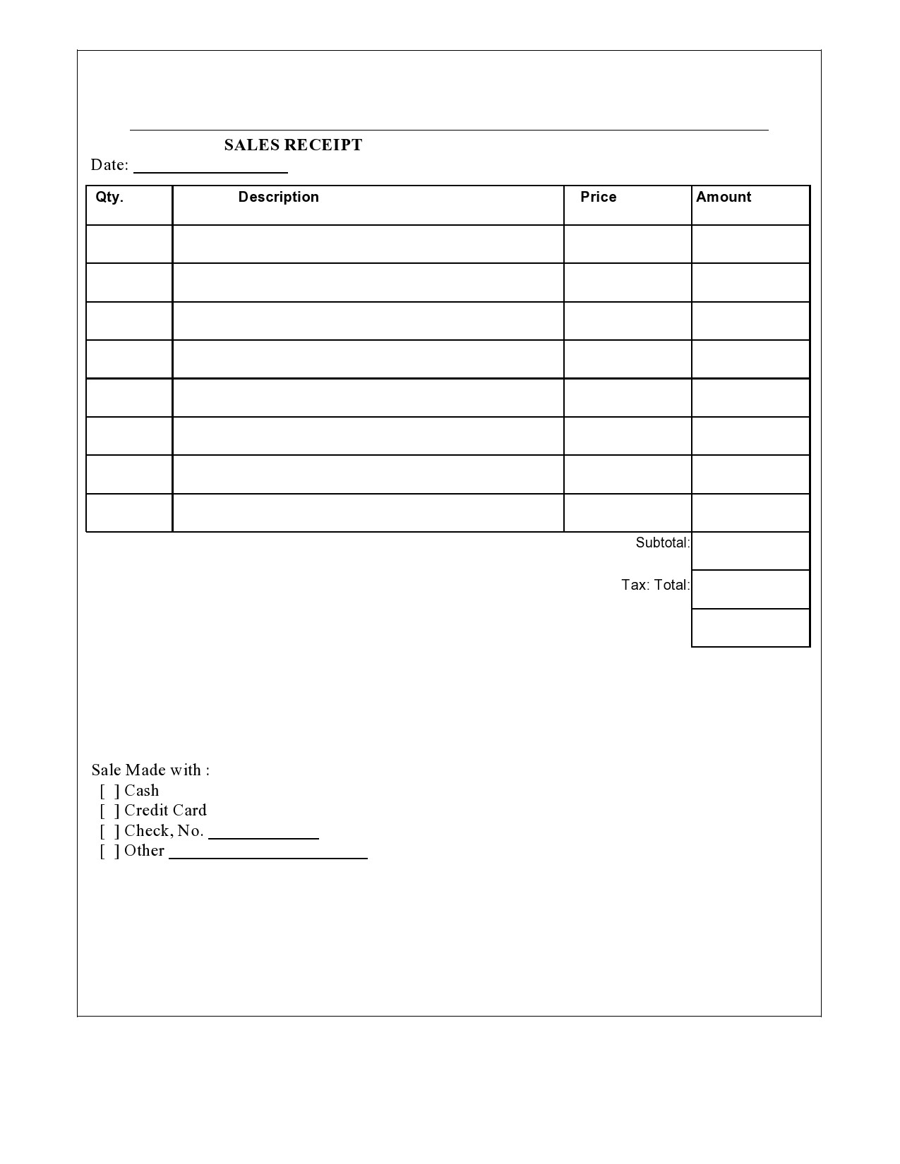 30 Editable Purchase Receipt Templates Word Excel TemplateLab Worksheets Library