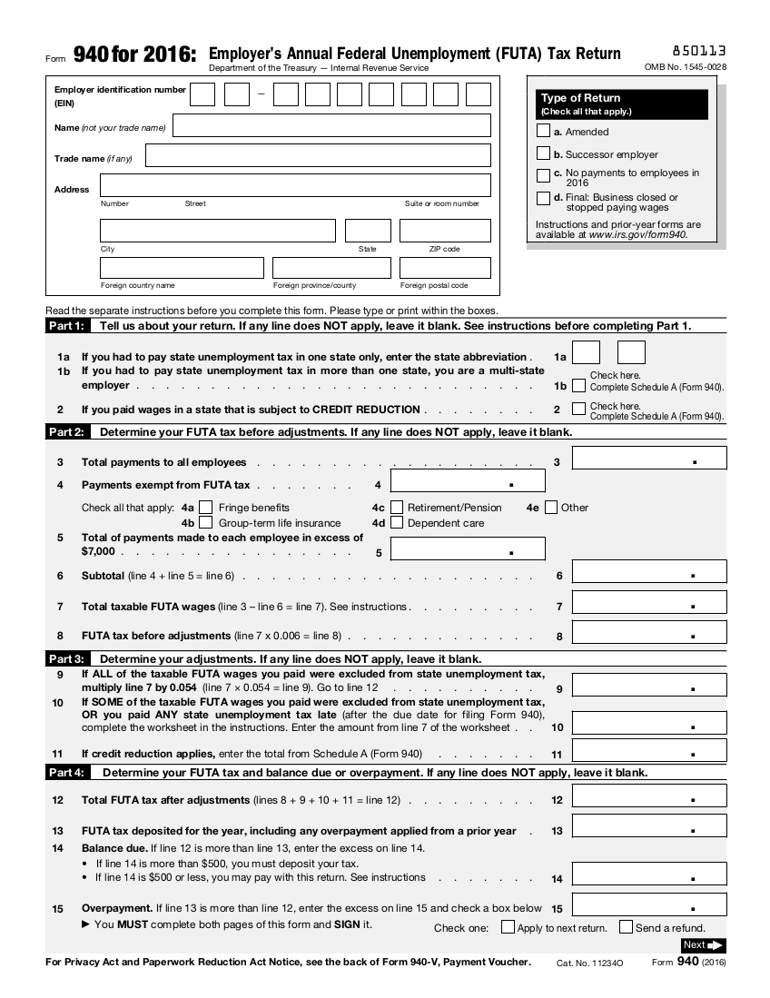 940 2016 Edit Forms Online PDFFormPro
