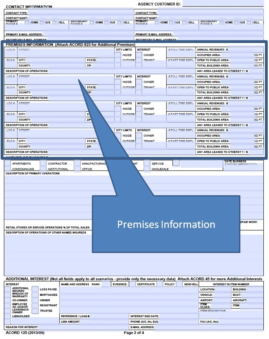 Acord 125 Printable Printable Design Resources