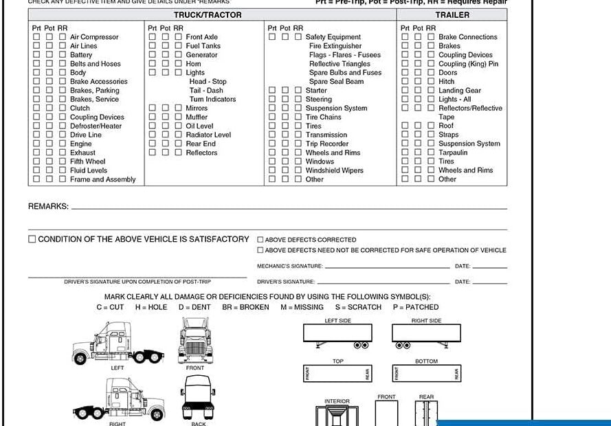 Driver s Vehicle Inspection Report 5 pk Book Martinique Ubuy