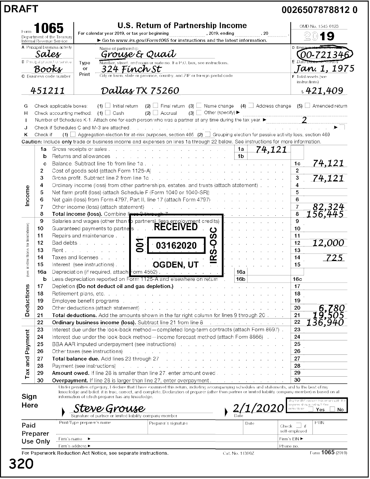 Form 1065 Simplified U S Partnership Tax Return Guide