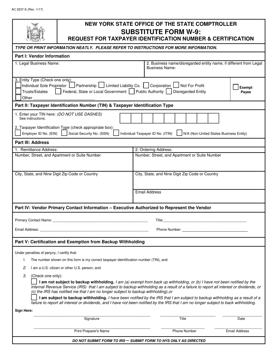 Form AC3237 S Fill Out Sign Online And Download Fillable PDF 