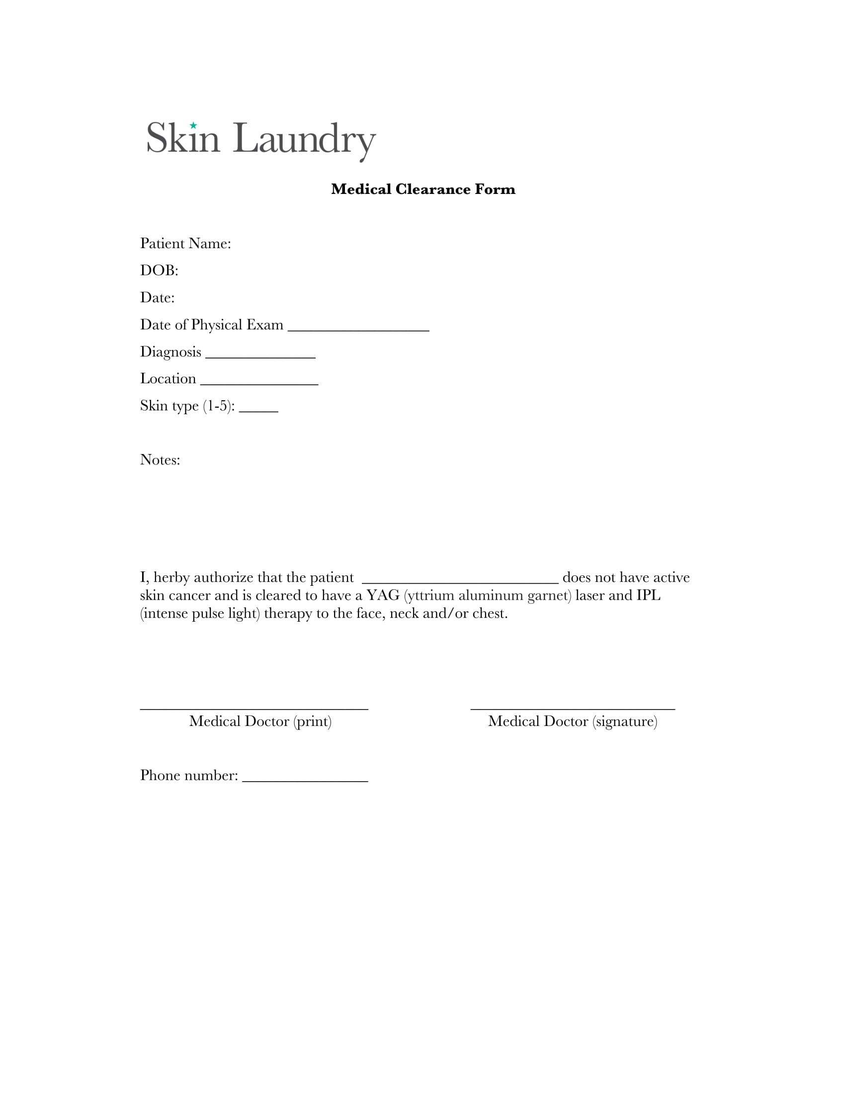 FREE 30 Medical Clearance Form Samples In PDF MS Word