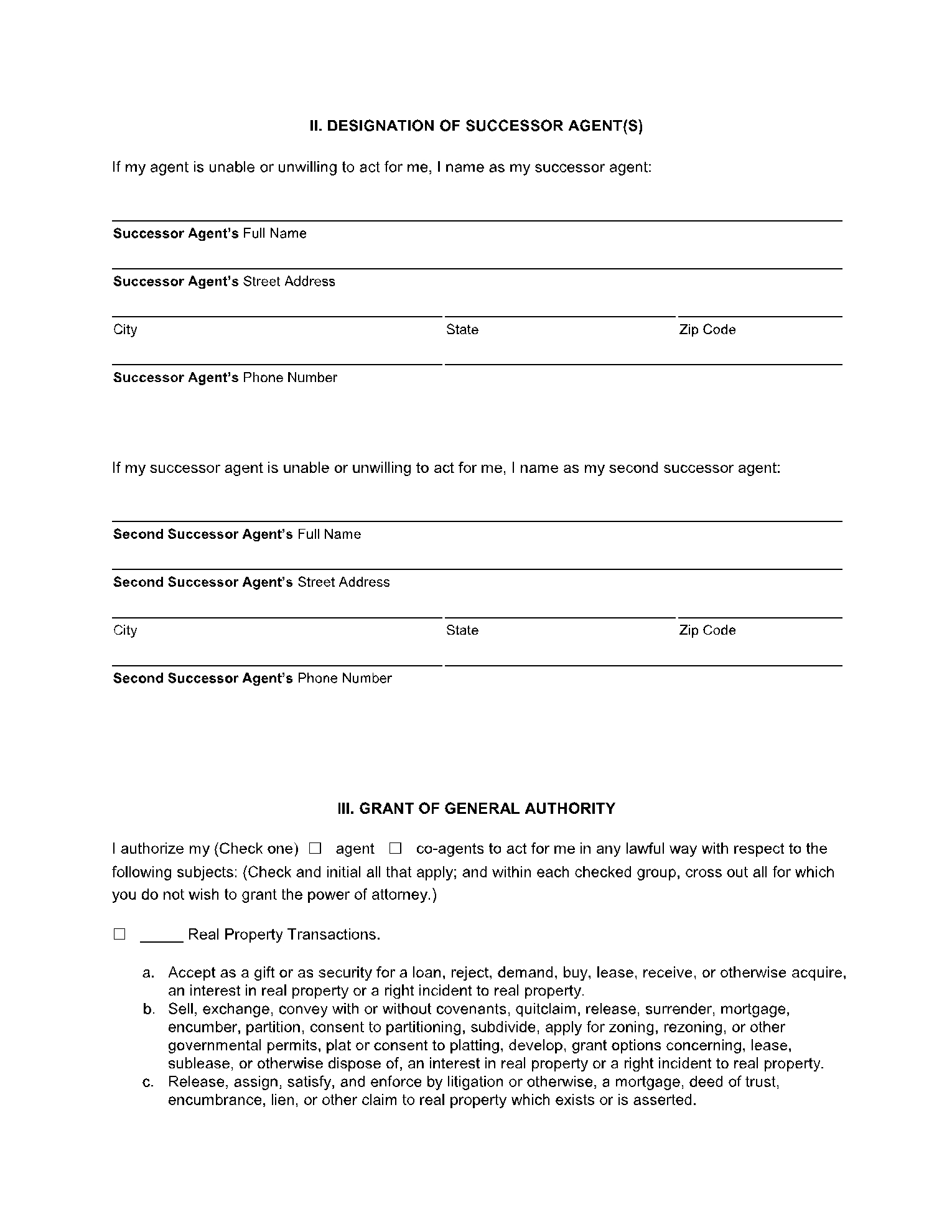 Free California Power Of Attorney Form PDF CocoSign