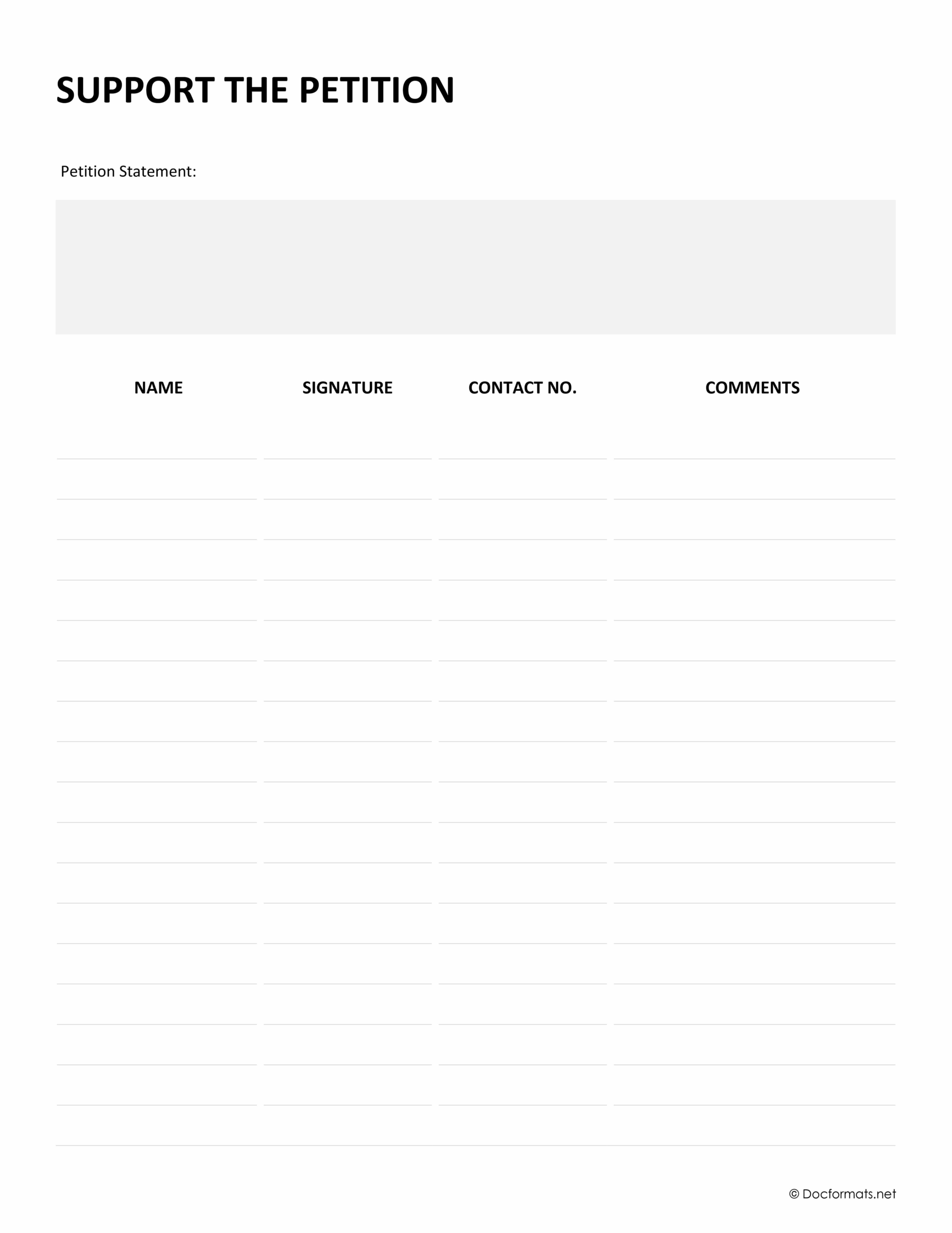 Free Editable Petition Form Templates Doc Formats Docformats Free Editable Petition Form Templates Doc Formats Docformats