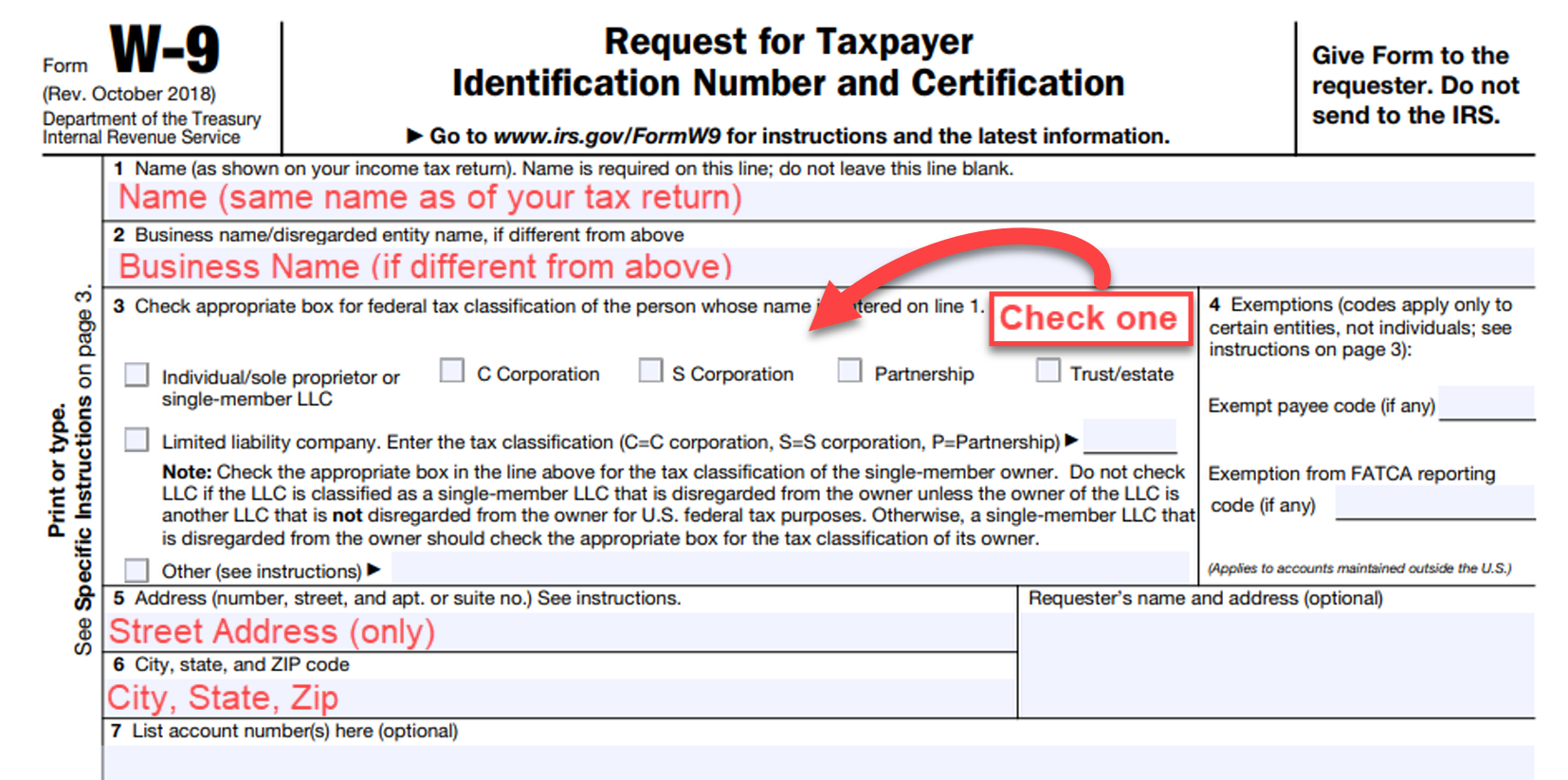 Free IRS Form W9 2025 PDF EForms