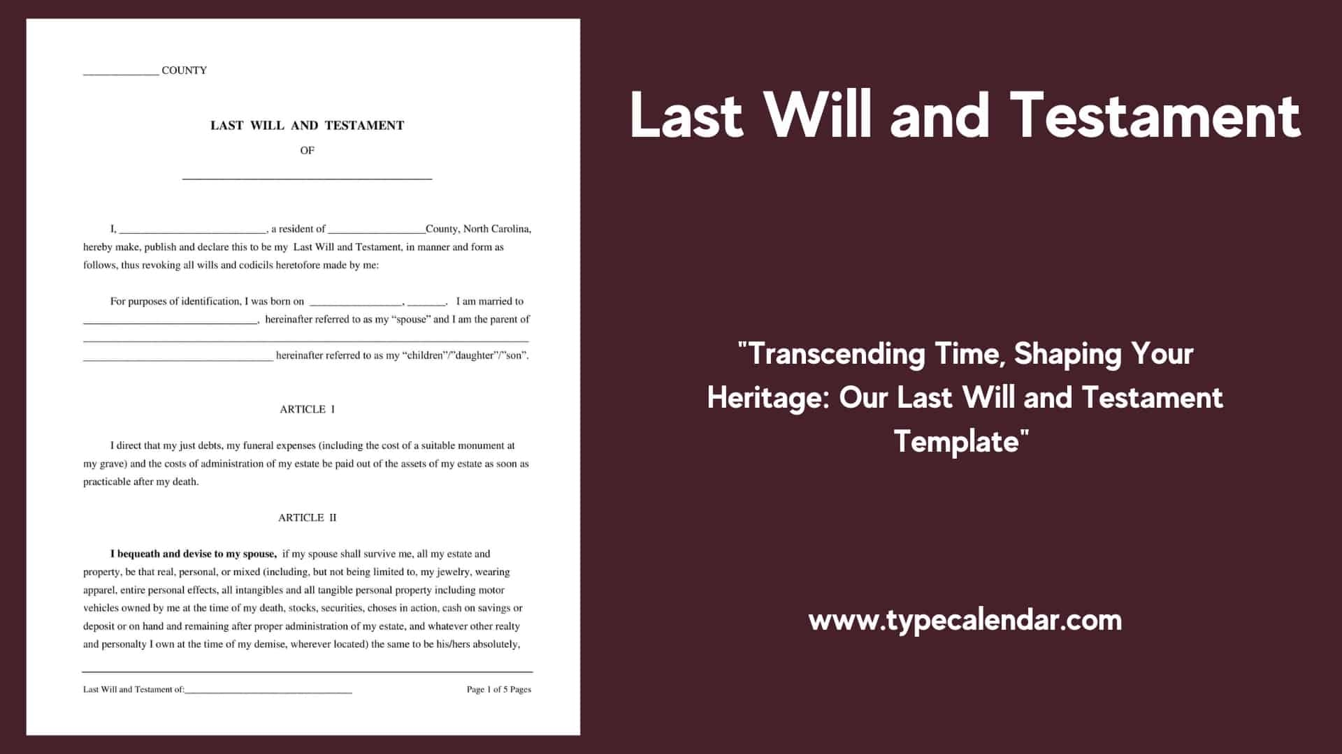 Free Printable Last Will And Testament Templates PDF Word Free Printable Last Will And Testament Templates PDF Word