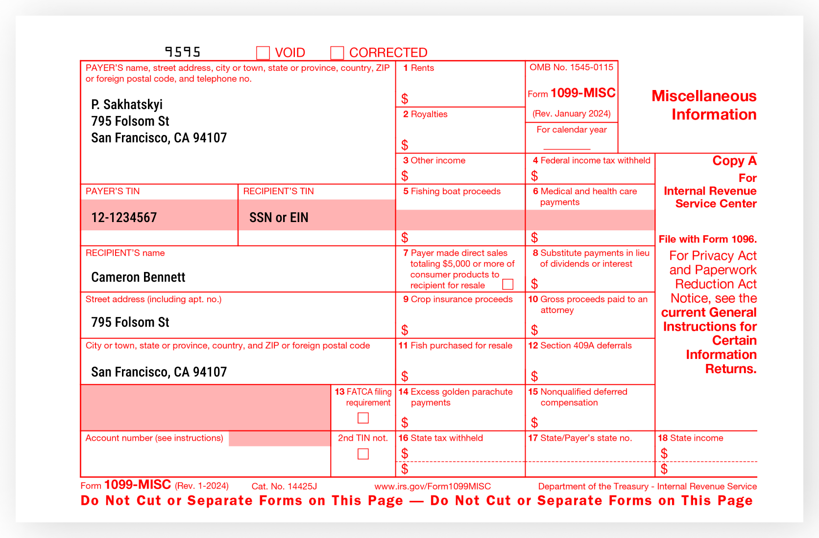 How To Fill Out IRS 1099 MISC Form PDF 2025 PDF Expert