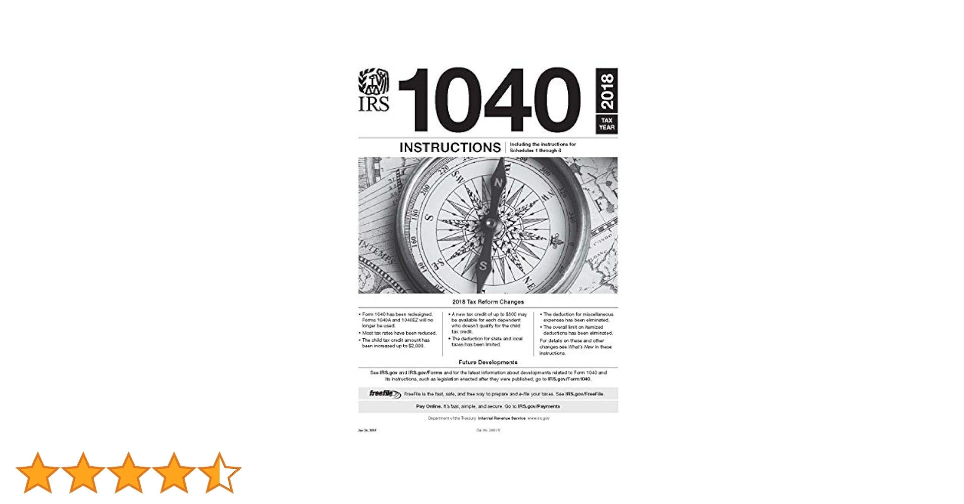 IRS Form 1040 Instructions Tax Year 2018 Form 1040 Included IRS Form 1040 Instructions Tax Year 2018 Form 1040 Included
