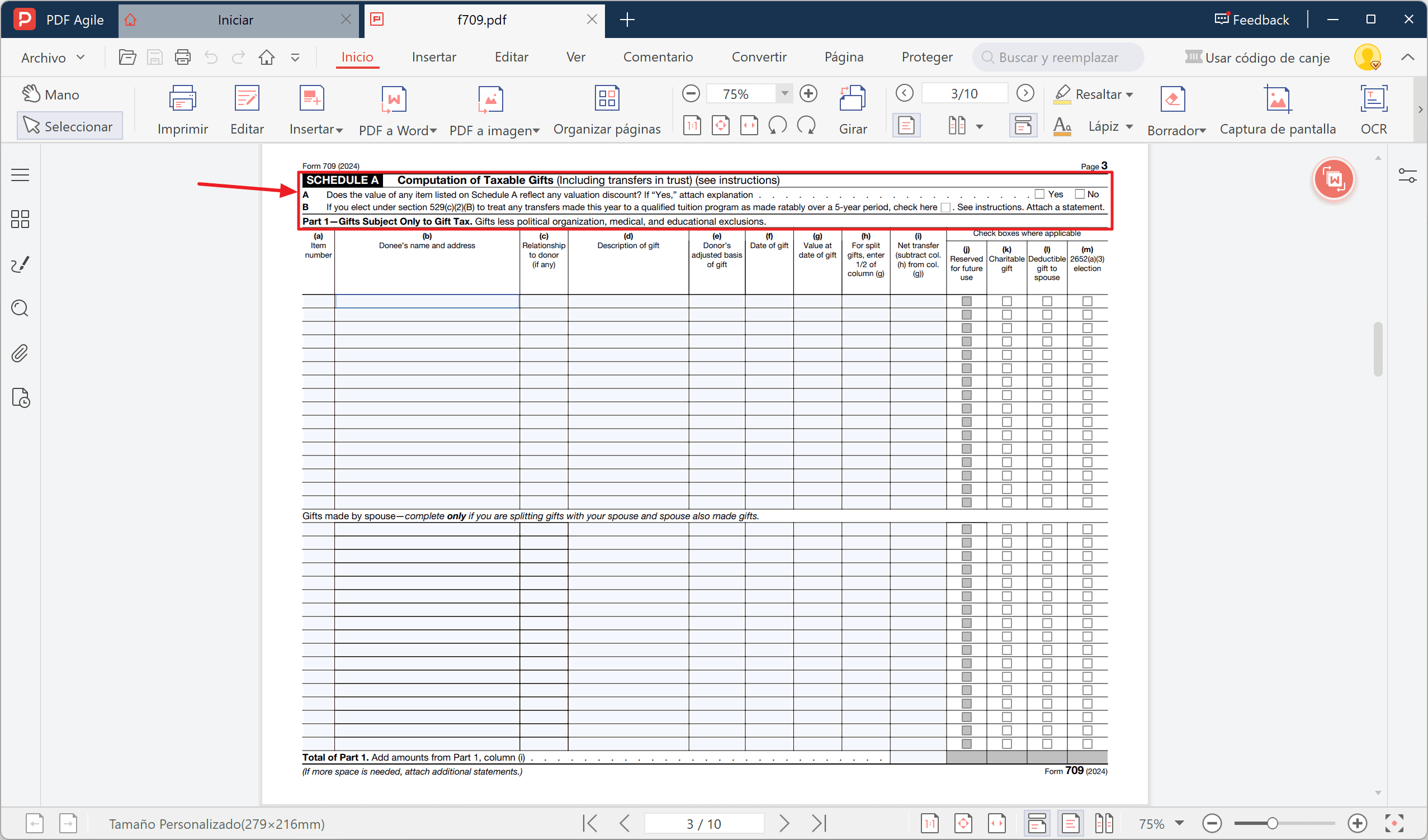 IRS Form 709 Filled Out Example How To Fill It PDF Agile