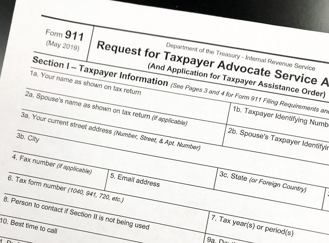 IRS Form 911 Wiztax