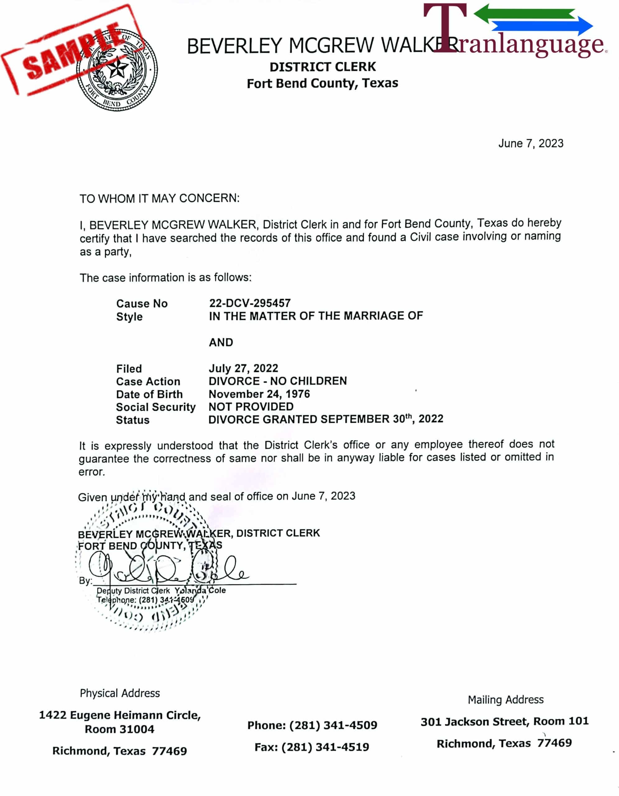 Judgment Guarantee Absolute Divorce Form