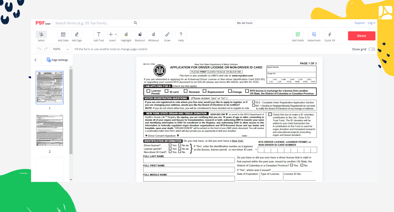 Mv 44 Form Form