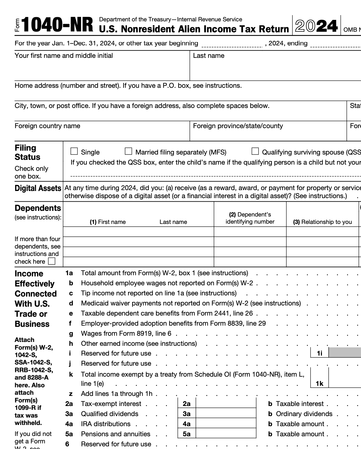 Nonresident Alien Tax Preparation Software Sprintax Returns