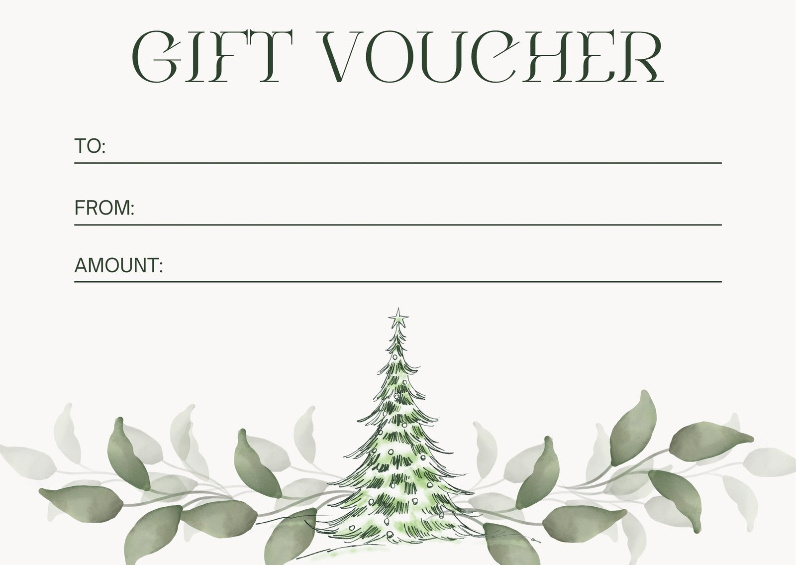 Page 3 Free Printable Holiday Gift Certificate Templates Canva