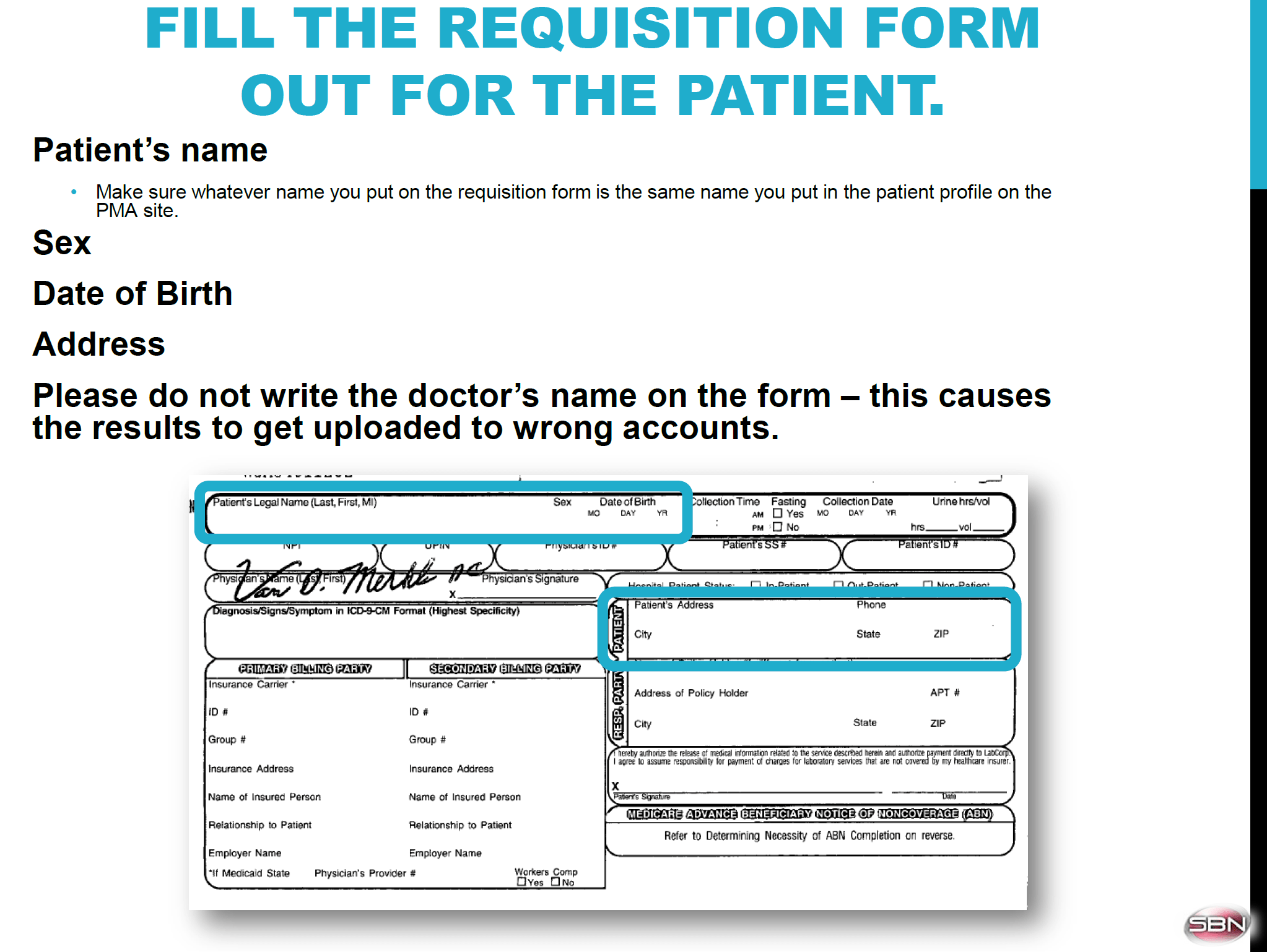 Printable Labcorp Requisition Form Printable Story Prompts