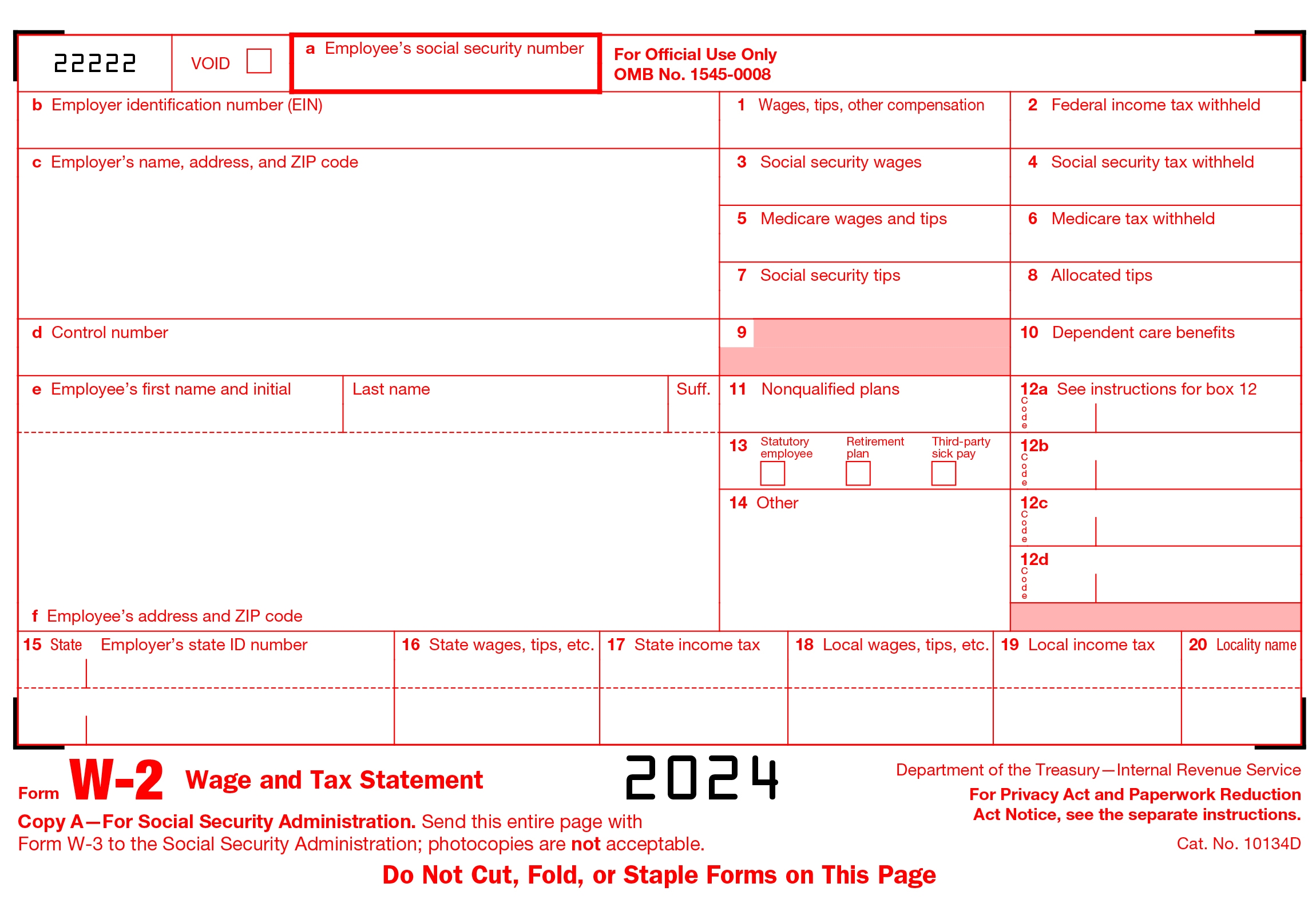 Qualifying Orders Of 25 Same Day 2024 W 2 Tax Forms Pack Laser 
