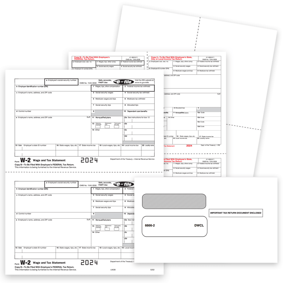 Recipient Only Sets Of 1099 U0026 W2 Tax Forms Discount Tax Forms