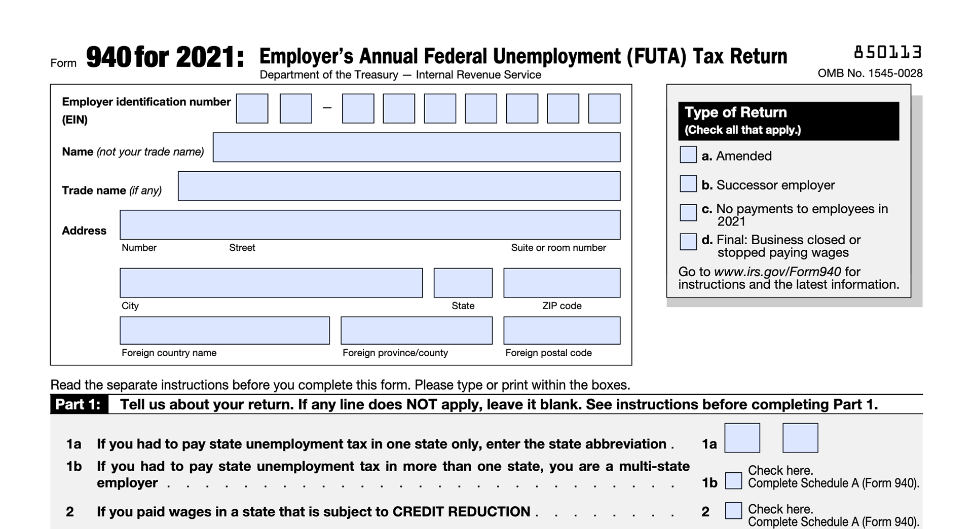 What Is IRS Form 940 