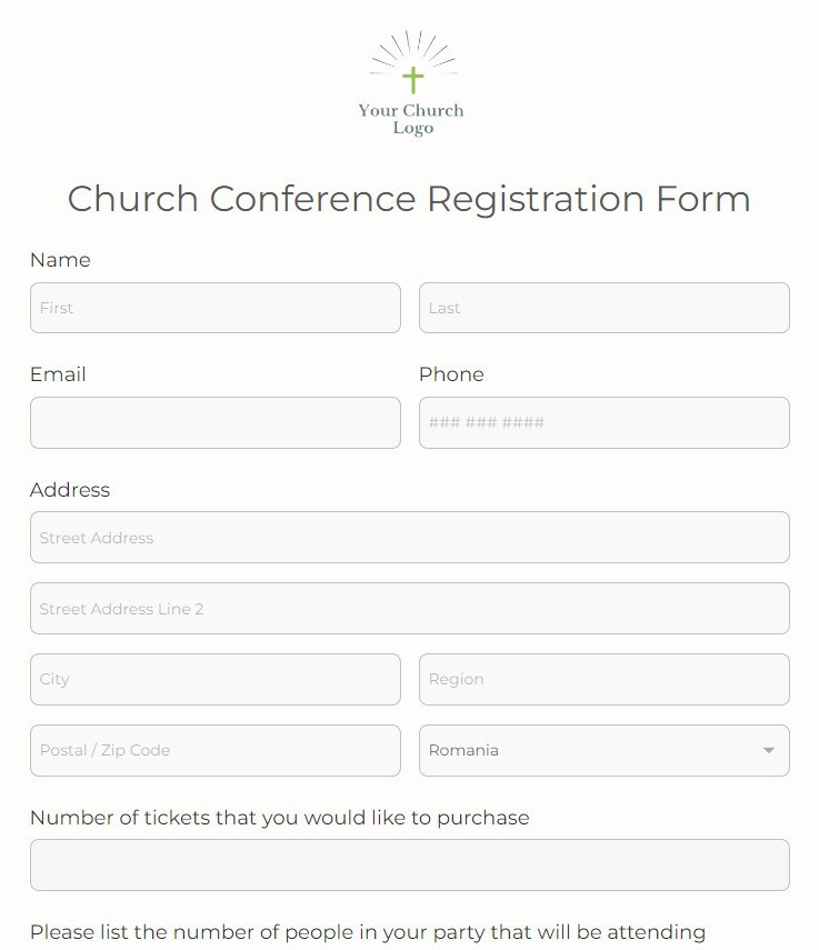 Family filling out event form at kitchen table