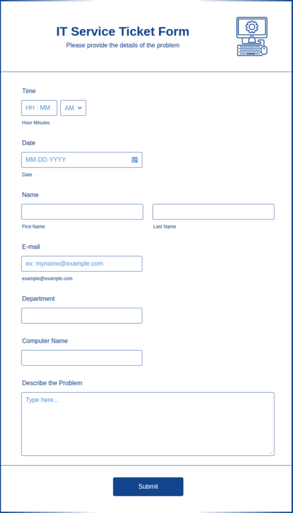 Teacher and student reviewing the form