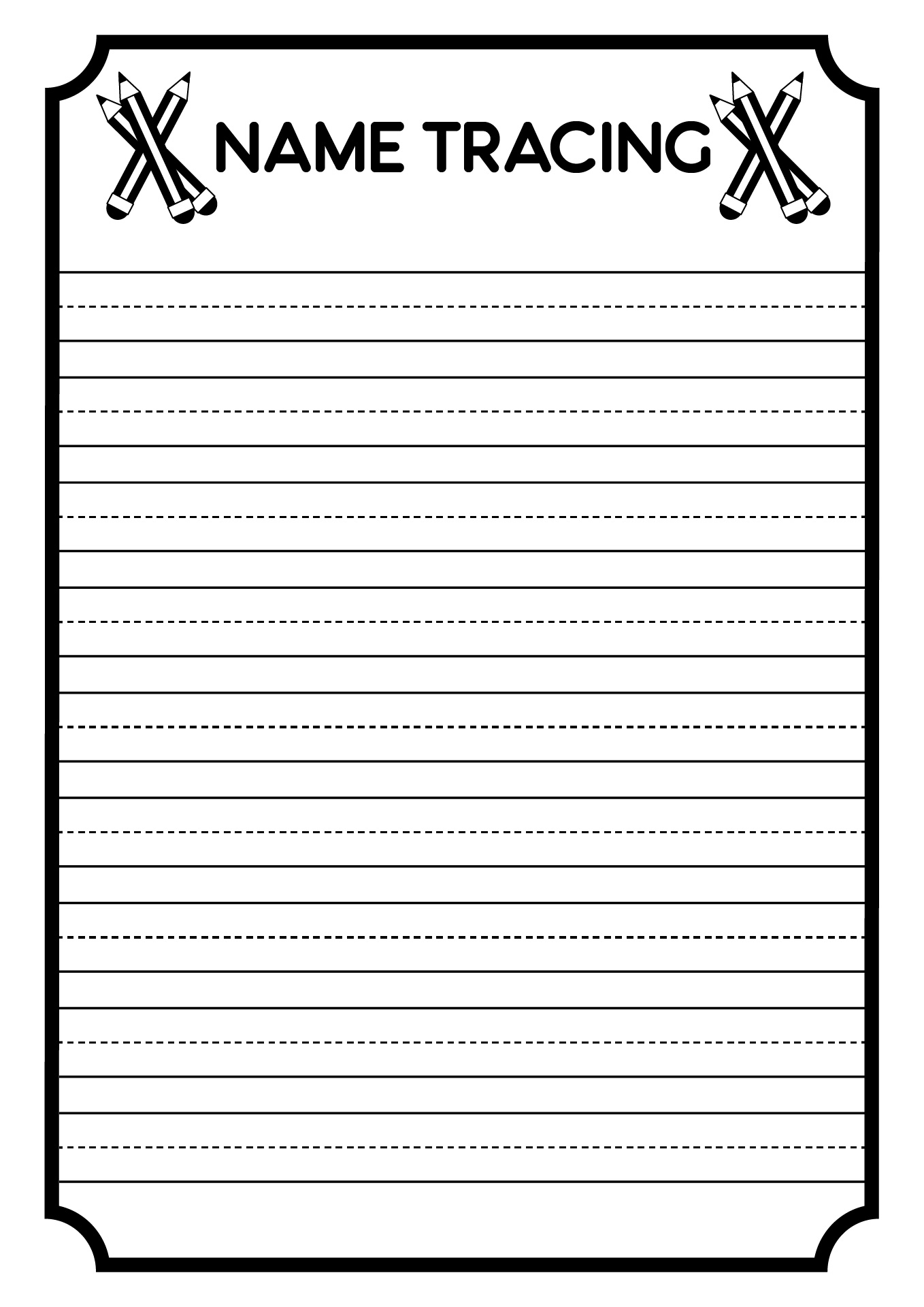Post My Name Tracing Printable Worksheets 426141